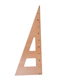 Resim Üçgen Riga Cetvel 45 Cm 