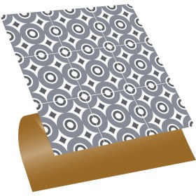 Resim Tink Kendinden Yapışkanlı Geometrik 042 Desenli Pvc Karo 30X30 cm (56 Adet) 5m2 