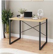 Resim Bilgisayar Masası Çalışma Laptop Masası 1002 Çam 