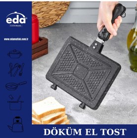 Resim Eda Döküm Ocaküstü El Tost Makinesi 
