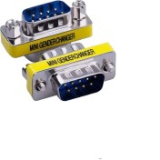 Resim Boblov RS232 Erkek Erkek Aparat Com Uzatma 9 Pin Rs 232 Ara Db9 9 Pin Erkek Erkek Birleştirici RS232 Köprü 