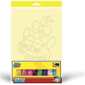 Resim Kb-358 Kral Şakir Tuz Boyama Oyunu Eğitici Aktivite Kum Boyama 