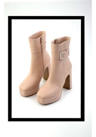 Resim Bej Kadın Bot & Bootie K02227175009 Bej 