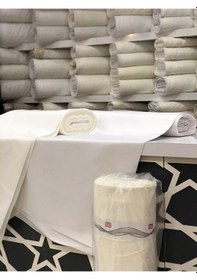 Resim Devrim Olivya Tekstil Lüks 1.sinif Özel Tasarim Saten Perde Güneşlik Beyaz 