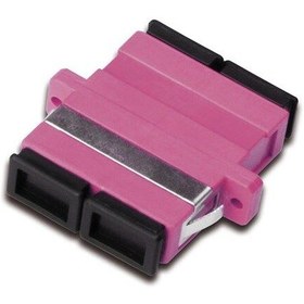 Resim Assmann Digitus Sc / Sc Duplex Coupler, Multimode Om4, Pembe Renk, Seramik Kılıf, Polimer Gövde, Vidalar Dah 