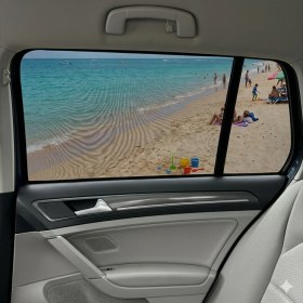 Resim Markaflex 2 Adet Araba Yan Cam Güneşlik Perde Araç Arka Yan Cam Perdesi 