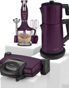 Resim GoldMaster Işıl Elektrikli Mutfak Çeyiz Seti 3 Lü Evlilik Paketi Mor 