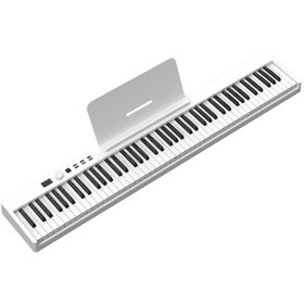 Resim Jwin Jdp-8830 88 Tuş Katlanabilir Bluetooth + Şarjlı Piyano 