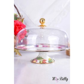 Resim Miss Betty Rose Deluxe 30 cm Ayaklı Kek Fanusu 