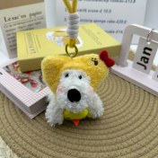 Resim OIMG Yeni 1 Adet Karikatür Çanta Çekicilik Anahtarlık Sevimli Iyi Şanslar Hediye Peluş Oyuncaklar Bebekler (Yurt Dışından) 