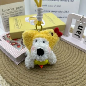 Resim OIMG Yeni 1 Adet Karikatür Çanta Çekicilik Anahtarlık Sevimli Iyi Şanslar Hediye Peluş Oyuncaklar Bebekler (Yurt Dışından) 