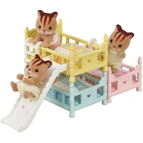 Resim Sylvanian Families Üç Katlı Ranza Seti 5741 