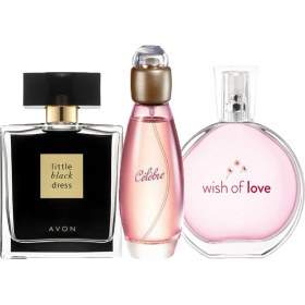 Resim Avon Little Black Dress 50 ml + Avon Celebre 50 ml + Avon Wish Of Love 50 ml 