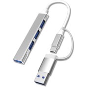 Resim Melek Moda Benorra Ultra İnce 4 Port USB Bölücü ve Çoklu Arayüz Adaptörü 