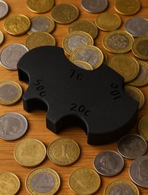 Resim Şimşek 3D Yarasa Tasarımlı Bozuk Para Düzenleyici 