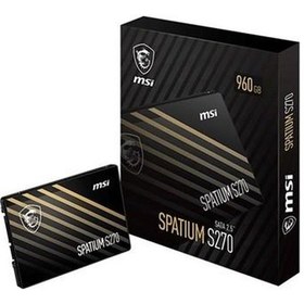Resim Msı 960gb Spatıum S270 500-450mb/s Ssd Sata-3 Disk 