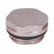 Resim Panel Radyatör ve Havlupan Tapa 1/2 ’’ Nikelajlı Körtapa Metalik Gri 