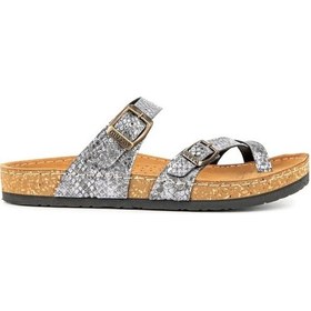 Resim Muya 31101 Z Camilia Casual Günlük Platin Kadın Terlik Platin 