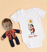 Resim Bitmeyenkartus Bk Kids Kişiye Özel Fotoğraflı Bebek Yastık Ve Bebek Body Zıbın H (550906200) Çok Renkli 