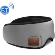 Resim Vg014 Çıkarılabilir Bluetooth Akıllı Göz Maskesi Seyahat Şekerleme Müzik Uyku Maskesi Gri Ekru 