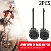 Resim 2 Adet TPU Yol Bisikleti İç Lastiği, Presta Valfesi, 700x23-32C Dayanıklı Bisiklet Lastiği, 28G Fransız Valfesi, Dağ Bisikletleri, Katlanır Bisikletler ve Yol Bisikletleri için Uygun 
