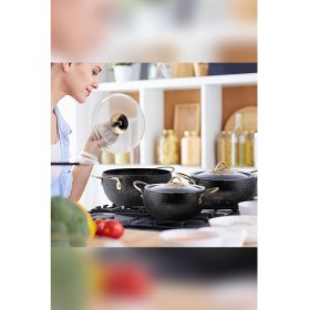 Resim Esse Granite Gold 6 Parça Güveç Set 