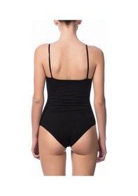 Resim NBB Kadın Beyaz İnce Askılı Çıtçıtlı Body 001 