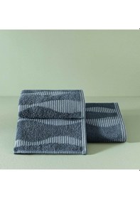 Resim Taç Butik Patagonya Pamuk Yüz Havlusu Petrol 50x85 000000001500223892 Petrol 