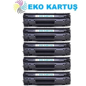 Resim Eko Kartuş Hp CE278A P1566 Ekonomik lı 5’li Paket Uyumlu T 