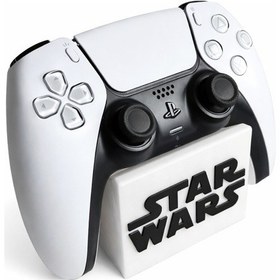 Resim Star Wars Tasarımlı Ps5 Dualsense Kol Standı 3d Baskı Sağlam Plastik Kontrolcü Düzenleyici & 