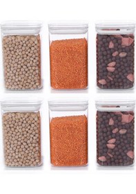 Resim Vaku Mlu Hava Almaz Saklama Kabı Seti Erzak Kabı 6 Adet 1400 Ml Çok Renkli 