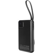 Resim S-Link M120 10000MAH PD20W + Qc3.0 18W 15W Magsafe + Watch Siyah LCD Taşınabilir Pil Şarj Cihazı Pow 