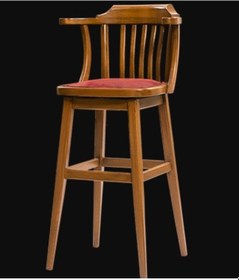 Resim Sandalye Zus702 Döner Model Yüksek Kolçak Kayın Retro Ayak Natüre Açık Ceviz Kutu Sevk El Yapım 