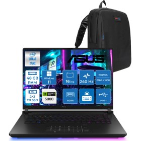 Resim Asus Rog Strix Scar 16 G635LW-RW141 Intel Core Ultra 9 275HX Aı 48GB 2TB SSD+2TB SSD 16GB/RTX5080 Gddr7 175W 16'' 2.5k (2560X1600,WQXGA) 240Hz 3ms 1200NITS WINDOWS11HOME Laptop WSA141H22 
