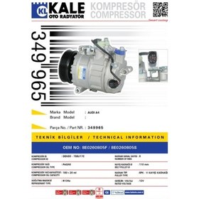 Resim Klima Kompresörü A4 2002-2004 504646991 