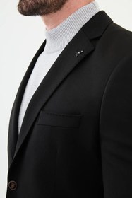 Resim Mcr Düz Slim Fit Mono Yaka Erkek Ceket 40329 