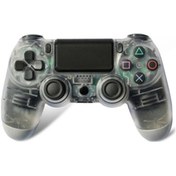 Resim Geekyou Ps4 İçin Şeffaf Beyaz Kablolu Titreşimli Oyun Kumandası - Pc Uyumlu, Ergonomik Tasarım, 2.2m Usb Kablo 
