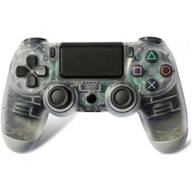 Resim Geekyou Ps4 İçin Şeffaf Beyaz Kablolu Titreşimli Oyun Kumandası - Pc Uyumlu, Ergonomik Tasarım, 2.2m Usb Kablo 