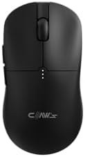 Resim Claw's Rajin Blaze Çift Modlu Kablosuz 12000 Dpi Rgb Şarj Standlı & Makro Yazılımlı Kablosuz Gaming Mouse - Siyah (2.4 Ghz Kablosuz + Bluetooth) 