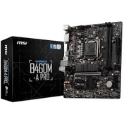 Resim MSI B460M-A Pro Intel B460 2933 MHz DDR4 Soket 1200 mATX Anakart 