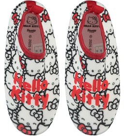 Resim Hello Kitty Baskılı Tabanlı 26-30 Numara Deniz Ayakkabısı - Beyaz - Beyaz / 28 