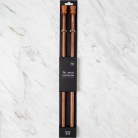 Resim La Mia Rosewood 10 mm 36 cm Ahşap Örgü Şişi 