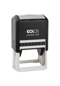 Resim Colop Prınter 54 Tarih Kaşe Tr Siyah Kasa Mavi-kırmızı Keçe - 40 x 50 MM 