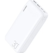 Resim Kakusiga 30000 Mah 3 Portlu Powerbank 22.5W Hızlı Şarj Desteği Taşınabilir Şarj Cihazı Ksc-429 
