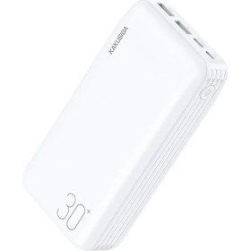 Resim Kakusiga 30000 Mah 3 Portlu Powerbank 22.5W Hızlı Şarj Desteği Taşınabilir Şarj Cihazı Ksc-429 