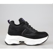 Resim Guja 23k302 Dolgu Topuk Siyah Kadın Sneakers 001 