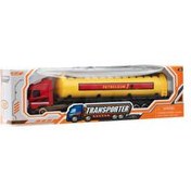 Resim Express Wheels Transporter Die Cast Tanker Kamyon Kırmızı 