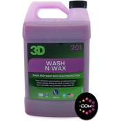 Resim 3D Wash N Wax Cilalı Oto Yıkama Şampuanı 1/128 Konsantre 3,79 Lt 
