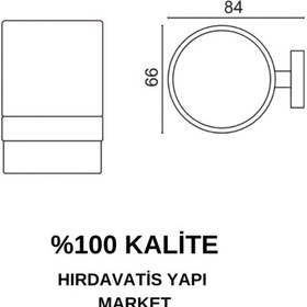 Resim Çelik Banyo Paslanmaz Pirinç Eser Camlı Diş Fırçalık Gri 