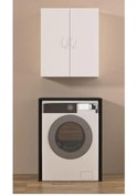 Resim Damla Tamamı Mdf Banyo Üst Dolabı, Çamaşır Makinası Üstü, Mutfak Dolabı Çok Renkli 